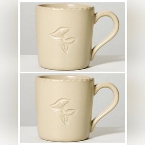Hearth and Hand Mushroom Mug Tan Cream Ceramic Stoneware Target Fall Gift
